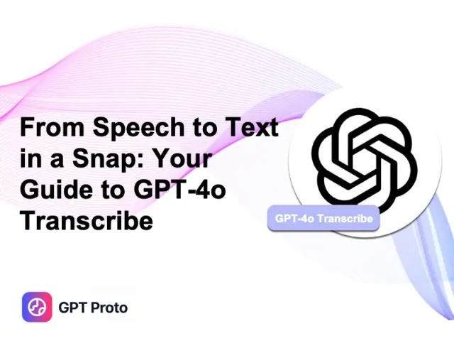 Master GPT-4o Transcribe: Speech to Text