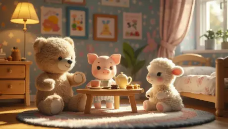 Replace the little rabbit inside with a little pig.