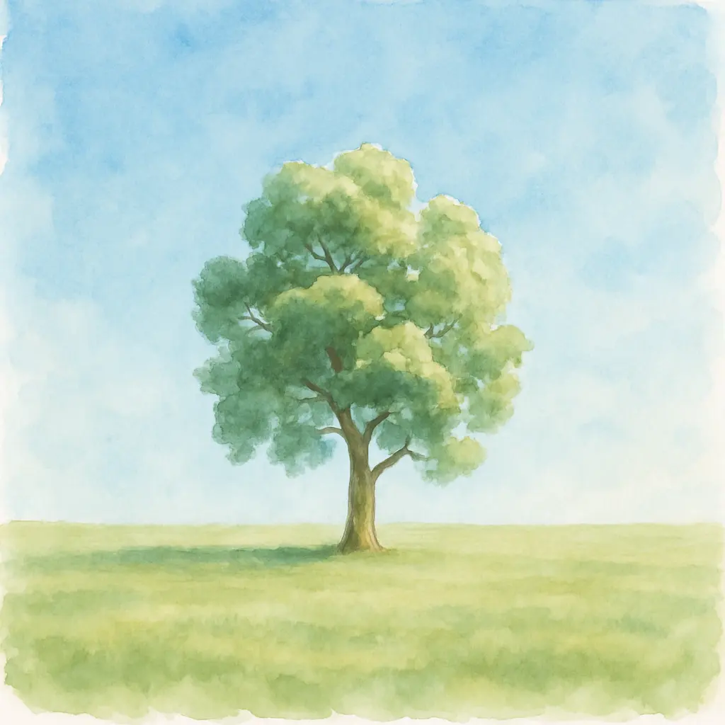 The image becomes a watercolor style.