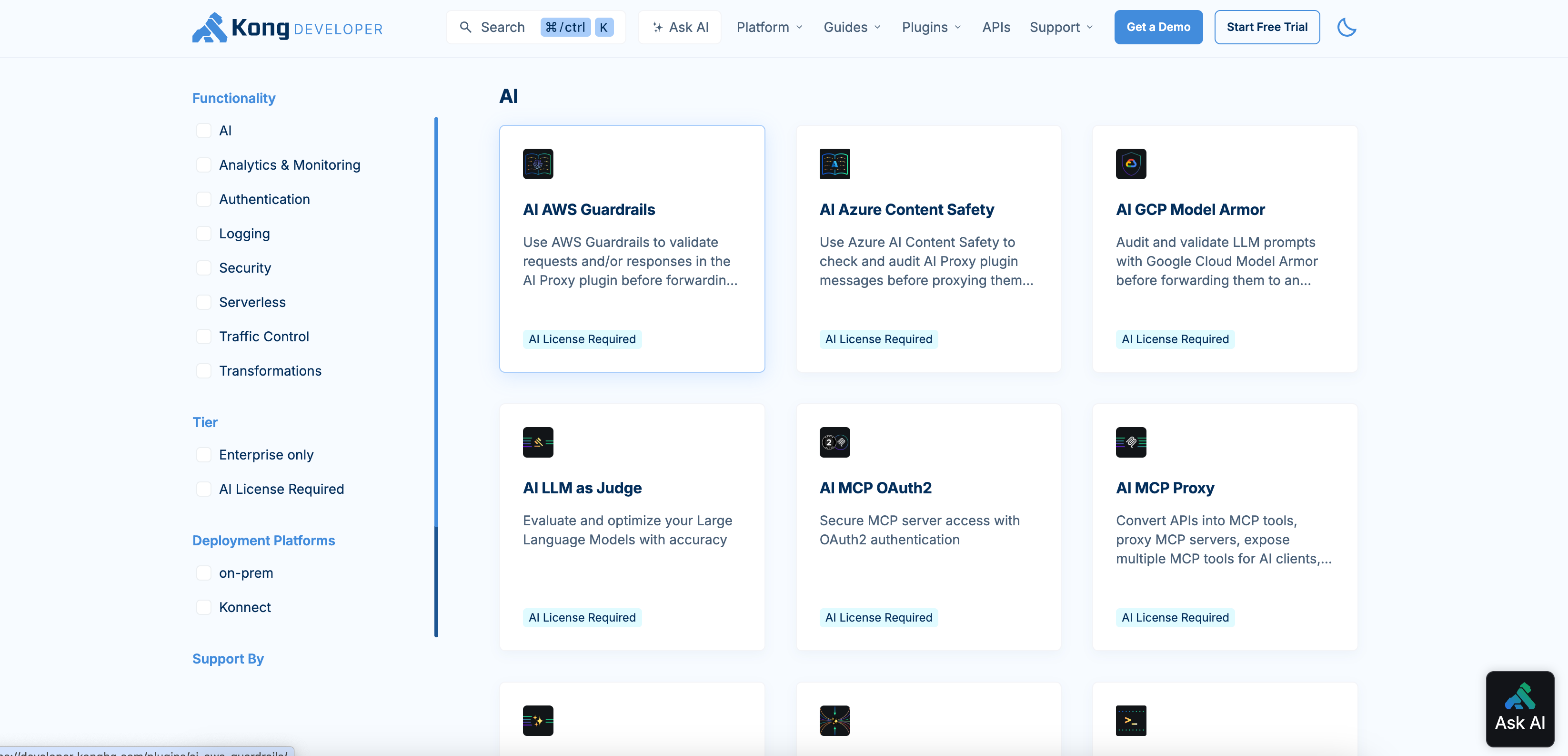 Kong API Platform