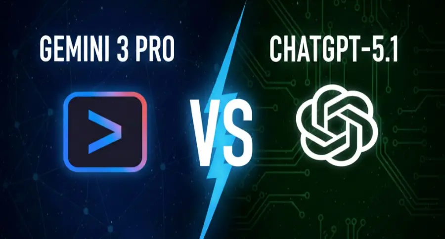 Gemini 3 Pro VS Chatgpt 5.1