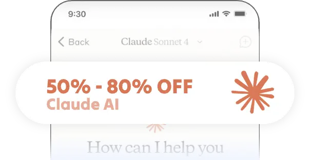 Claude AI API Price: 50–80% Off