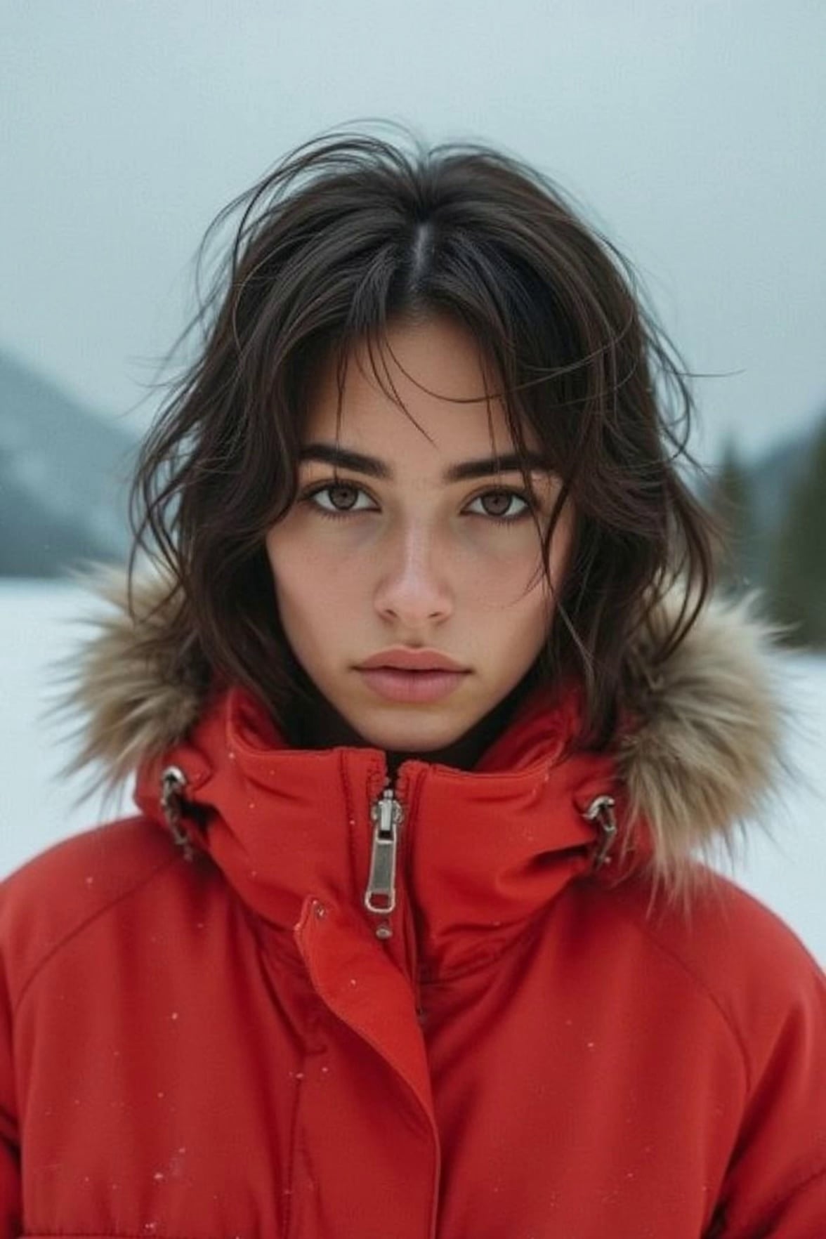 The girl is holding a camera.