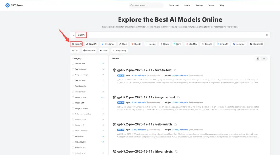 Acessing GPT 5.2 or Gemini 3 Pro Through GPT Proto AI API Platform