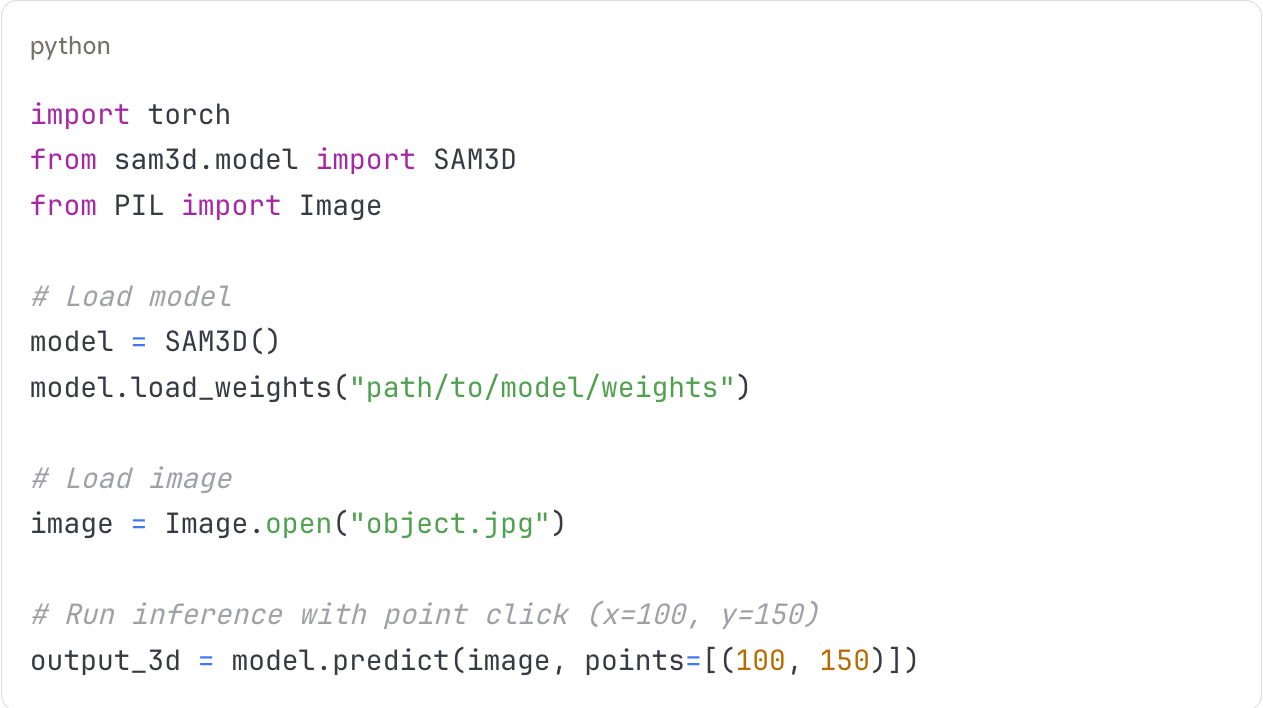 How To Use SAM3D with Python - Step 2