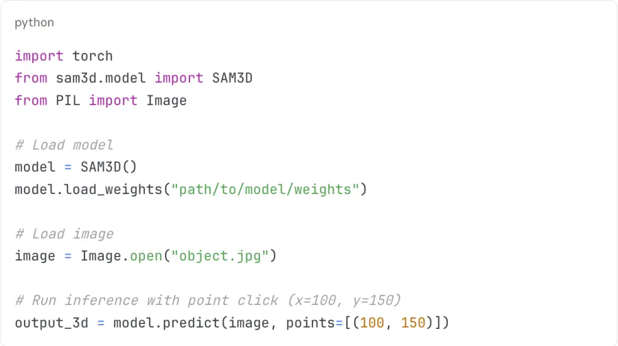 How To Use SAM3D with Python - Step 2