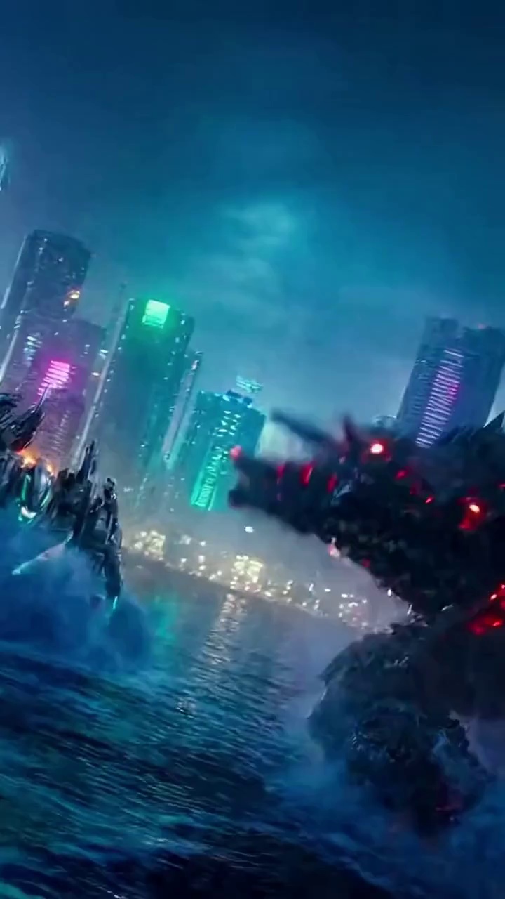 An epic 8-second cinematic battle in a futuristic ocean city at dusk:
A colossal mecha "Aegis Prime" rises from the crashing waves, neon armor glowing through the storm.
Suddenly, a massive cybernetic leviathan bursts from the depths, sending water and debris flying in slow motion.
Camera sweeps around as the mecha charges forward, deploying its plasma shoulder cannons, shockwaves light up the city skyline.
Final impact: both titans clash, locking weapons in mid-air, sparks and glowing fragments explode into the rain-soaked scene.
Rendering style: AAA game cinematic visuals, ultra photorealistic 8K detail, dynamic motion blur, bold color grading with neon highlights.