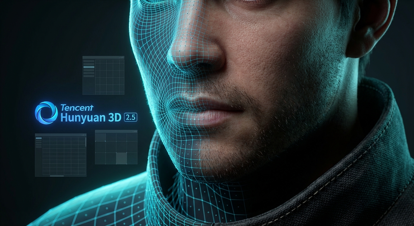 High-fidelity game-ready 3D asset generation using tencent hunyuan 3d 2.5