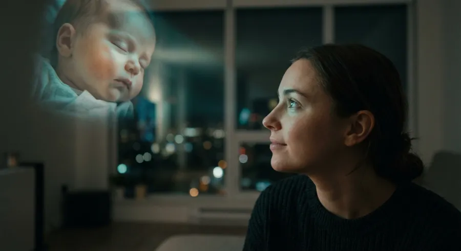 A high-quality image produced by an ai baby generator showing realistic facial features.