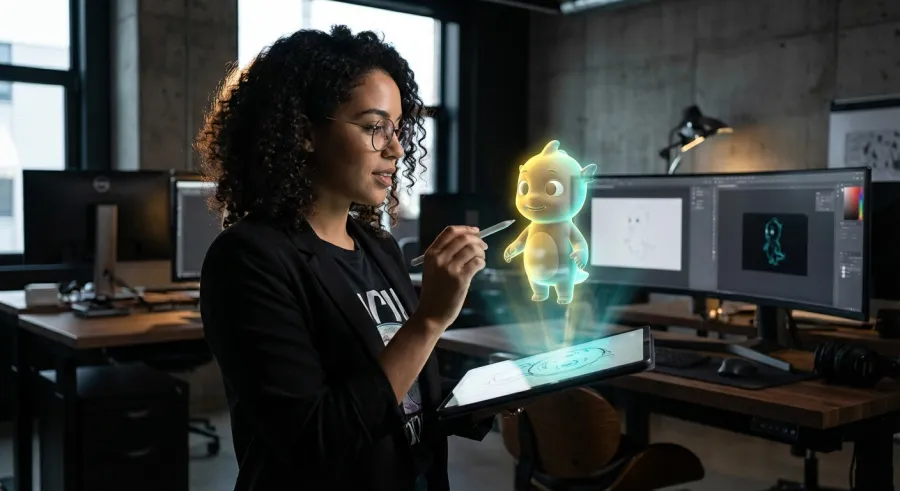 Nano Banana 2D to 3D character translation