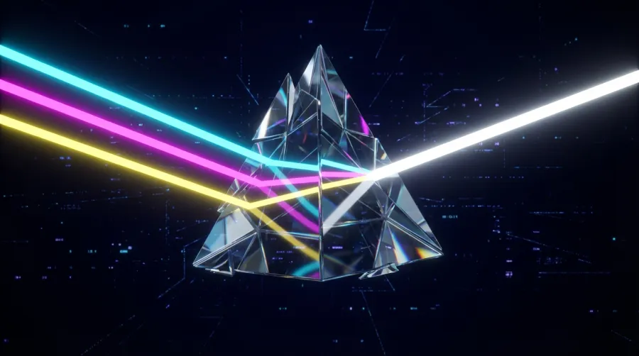 Abstract visualization of a unified API platform merging multiple AI model capabilities.