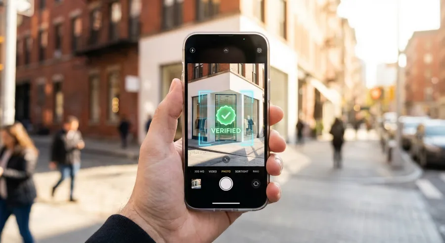 Digital verification of a local business via google vids