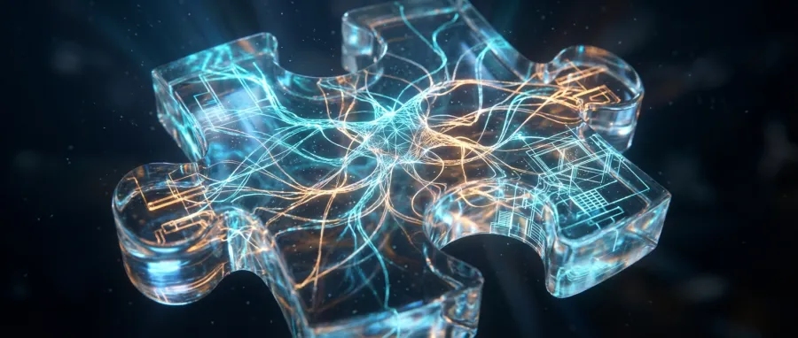 Conceptual visualization of Dify architectural blueprints and reliable digital employee structure