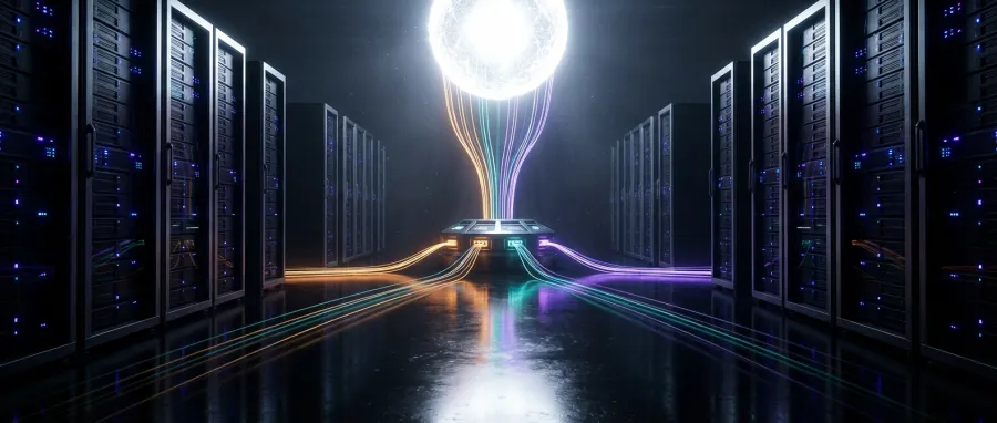 A unified AI interface showing various models like Claude and OpenAI for cost optimization