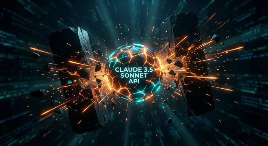 Visualization of Claude 3.5 Sonnet API power and speed compared to advanced research intelligence