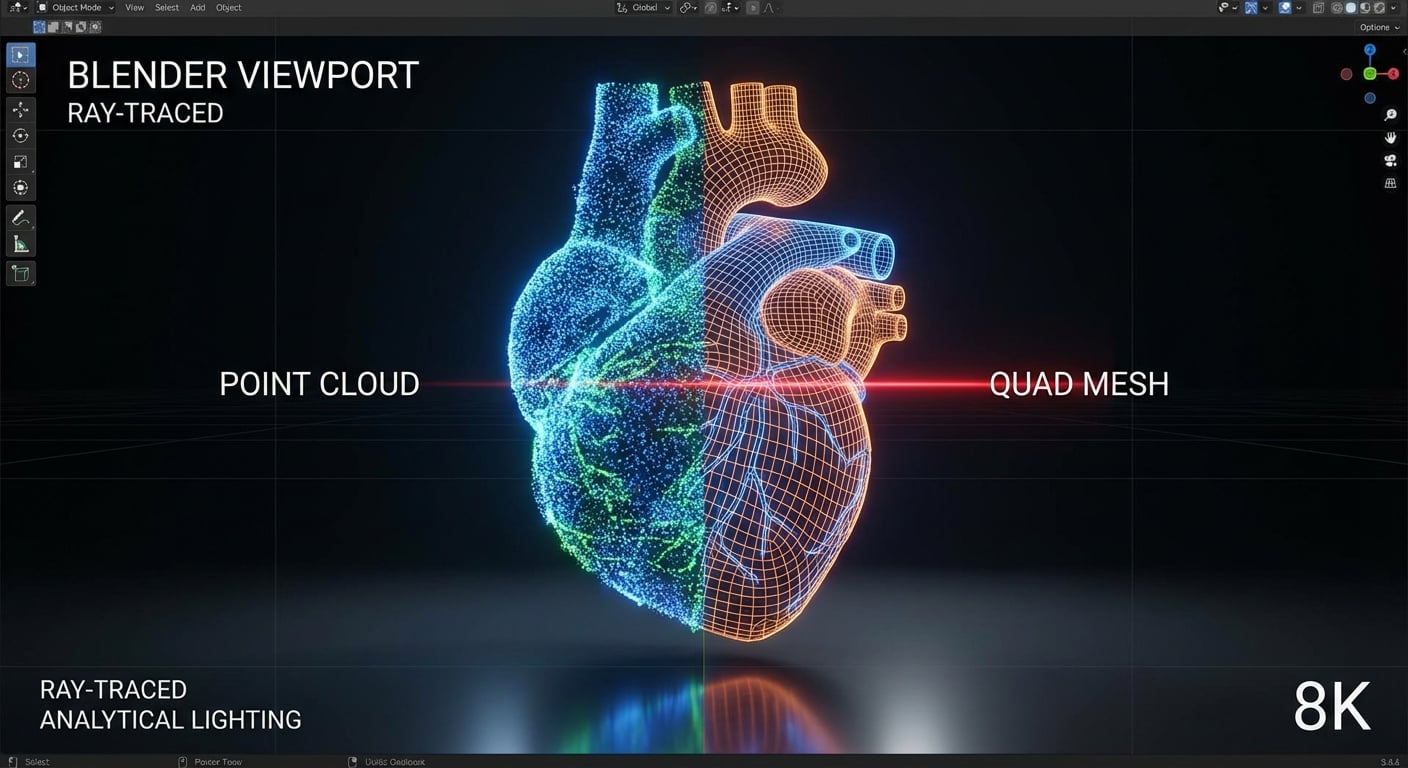 Hunyuan 3D geometry quality and production-ready mesh comparison