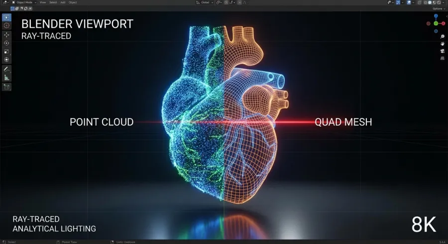Hunyuan 3D geometry quality and production-ready mesh comparison