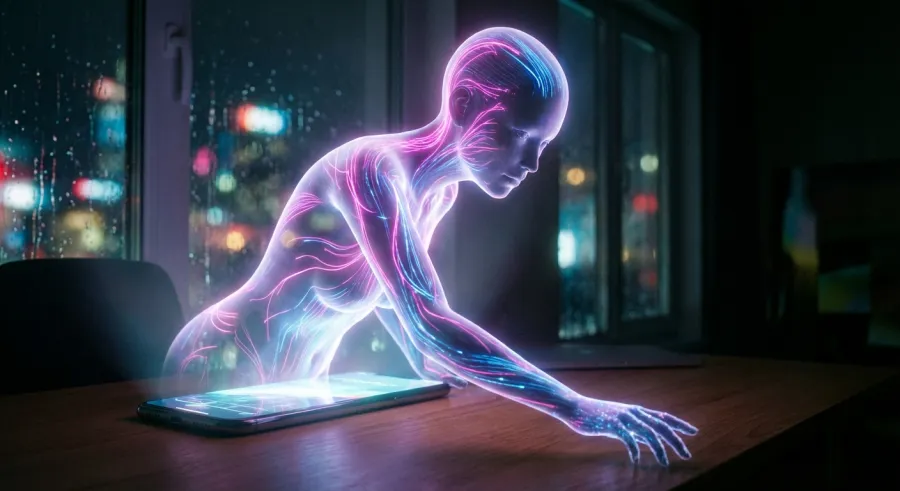 Immersive character interaction and visual storytelling in emochi ai