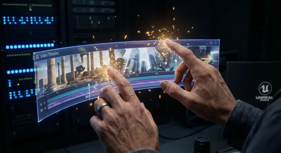 Professional cinematic video visualization created with veo 2