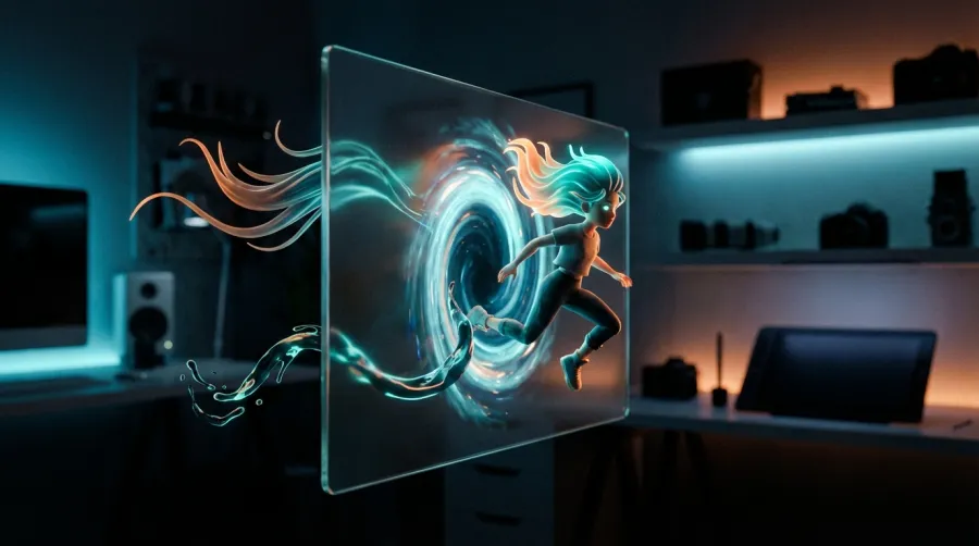 Vibrant 2D anime animation generated by Hailuo-02