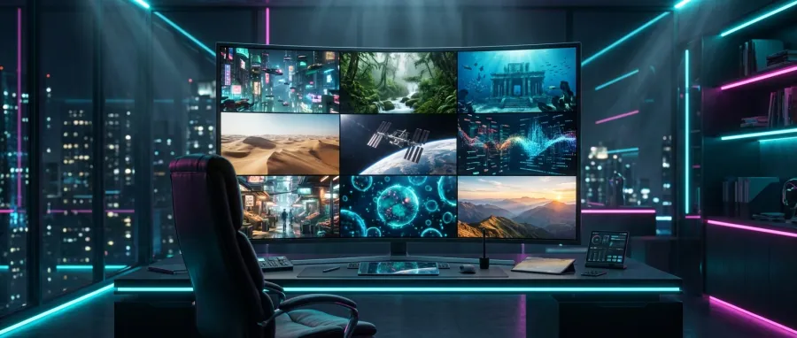 Runway ai scenes capturing specific project atmospheres on a dashboard