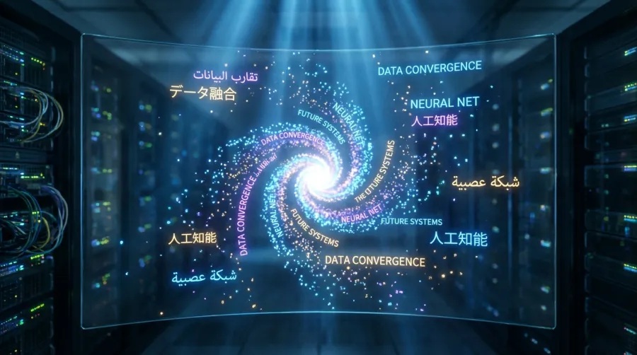 AI speech-to-text benchmark visualization representing high-performance audio processing models