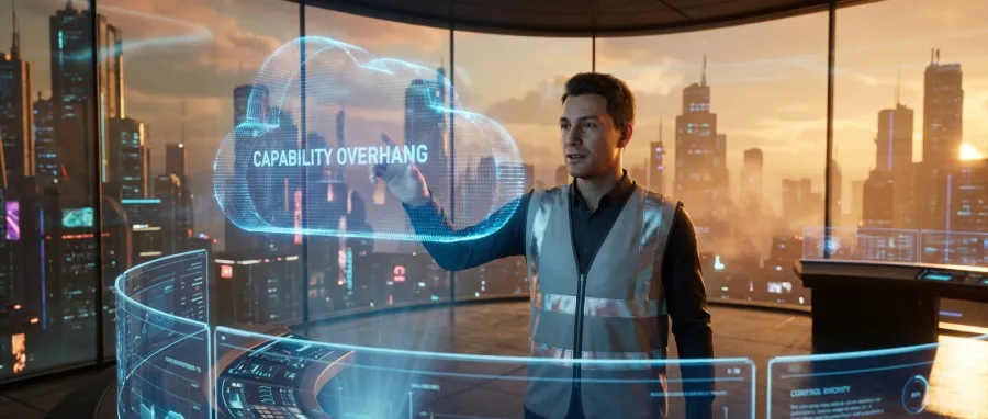 Future AI-driven corporate structure with specialized agents