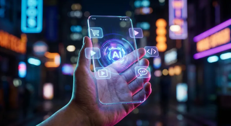 A conceptual view of a unified AI ecosystem centered around a dominant brand like ChatGPT