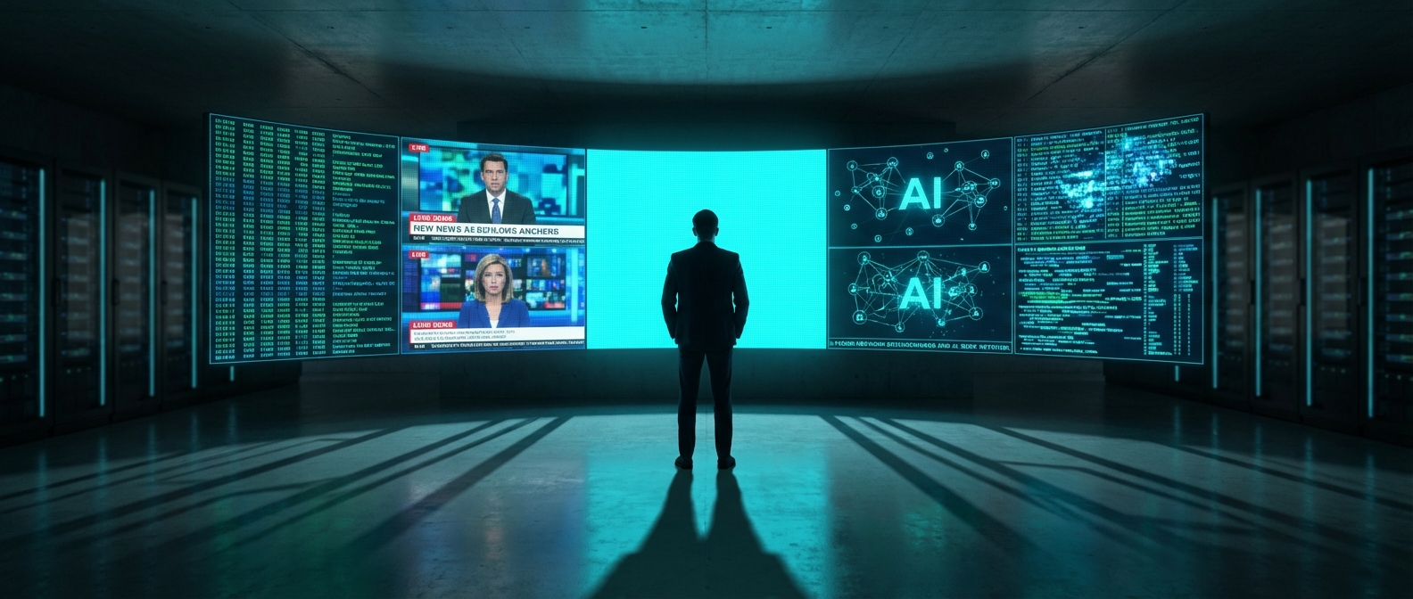 Conceptual visualization of a digital distribution moat created by the OpenAI acquisition of TBPN