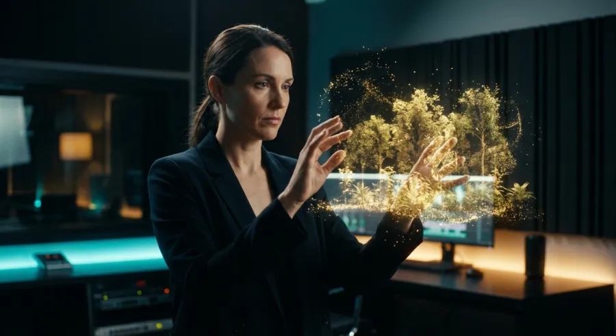 Cinematic visual storytelling and digital production with Google Veo AI