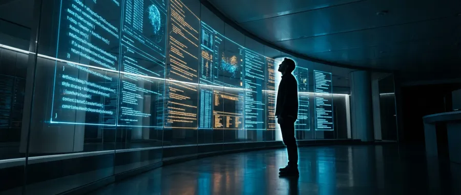The openai api key visualized as the central infrastructure and nervous system for AI applications