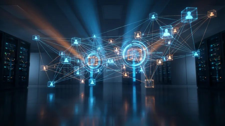 Visualizing the Context Graph mapping tribal knowledge into digital assets