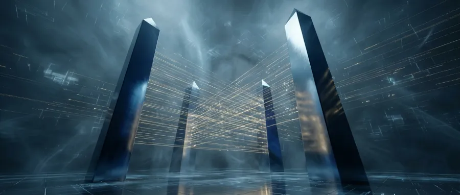 Visualization of market dominance and integration between major AI models like Claude and Gemini in 2025