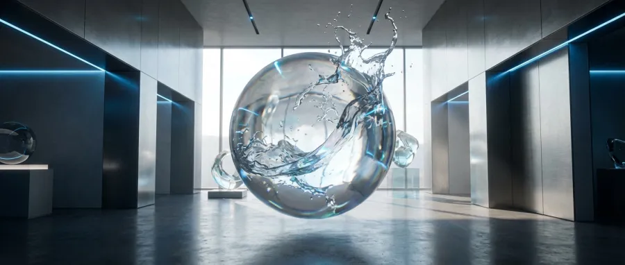 Vision of a futuristic workspace where motion ai is seamlessly integrated and invisible