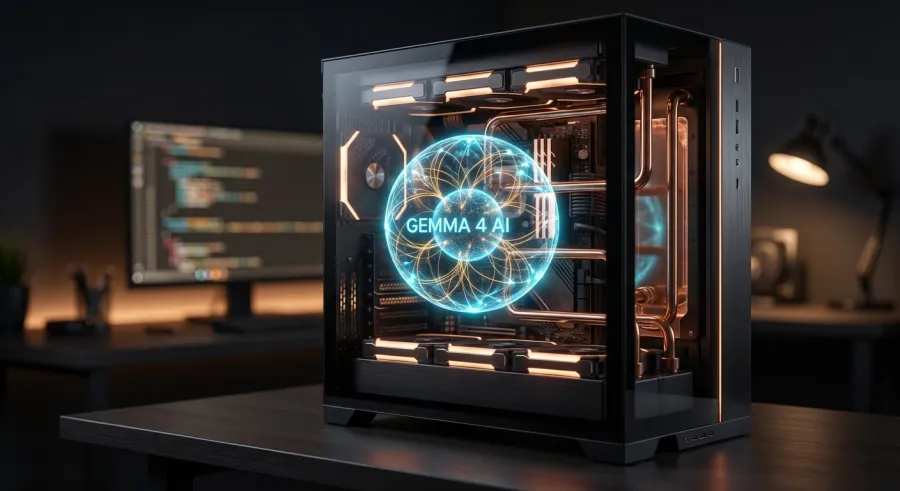 Gemma 4 AI running locally on high-end hardware for reduced latency