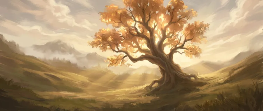 A polished and painterly landscape showcasing the beauty of opendream ai art