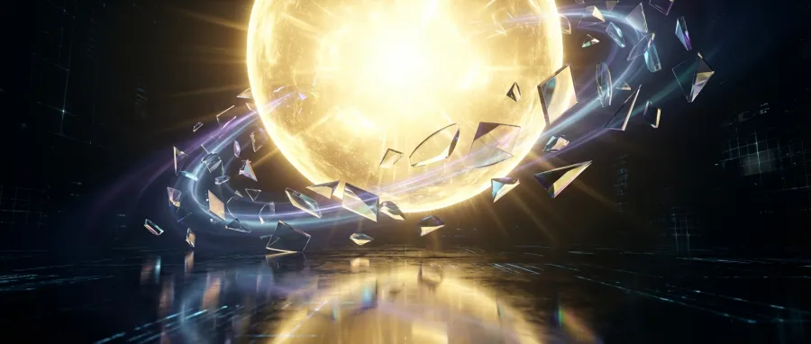 A central glowing light core representing a unified software platform strategy