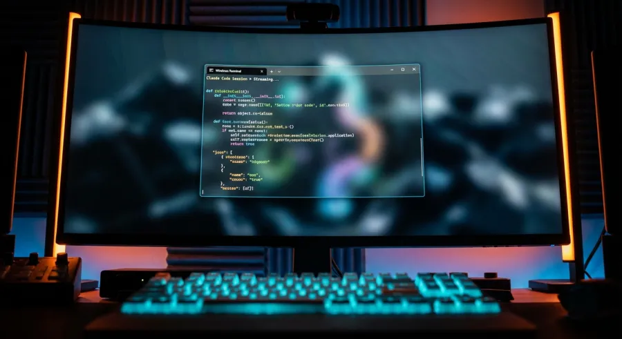 Professional Windows Terminal interface optimized for Claude Code sessions