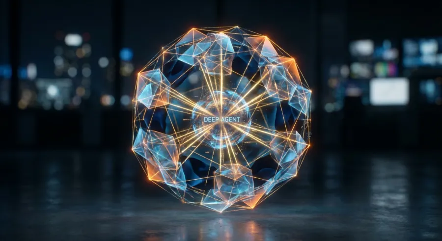 Deep Agent reasoning logic visualization