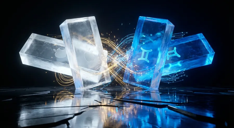 Strategic partnership between Apple and Google Gemini AI architecture