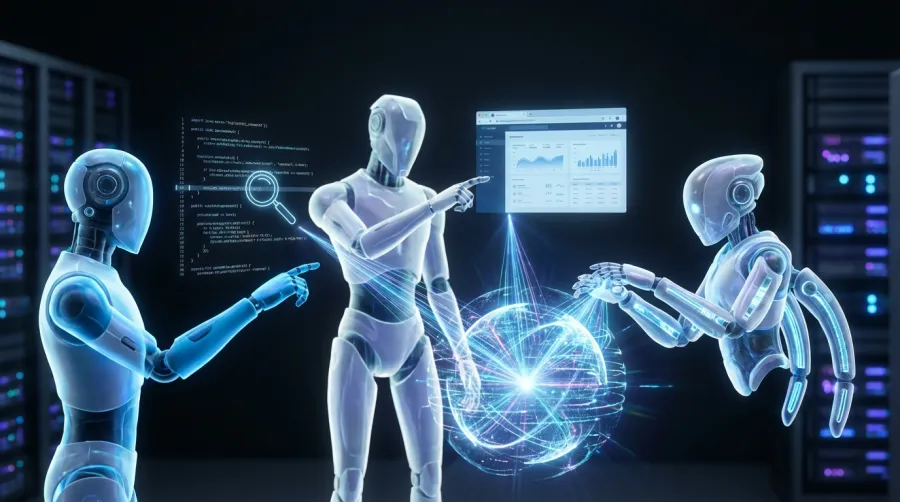 Claude Opus 4.6 collaborative agent teams interface