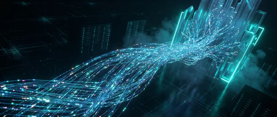 A visual metaphor of LLM API as the foundational infrastructure of the digital age