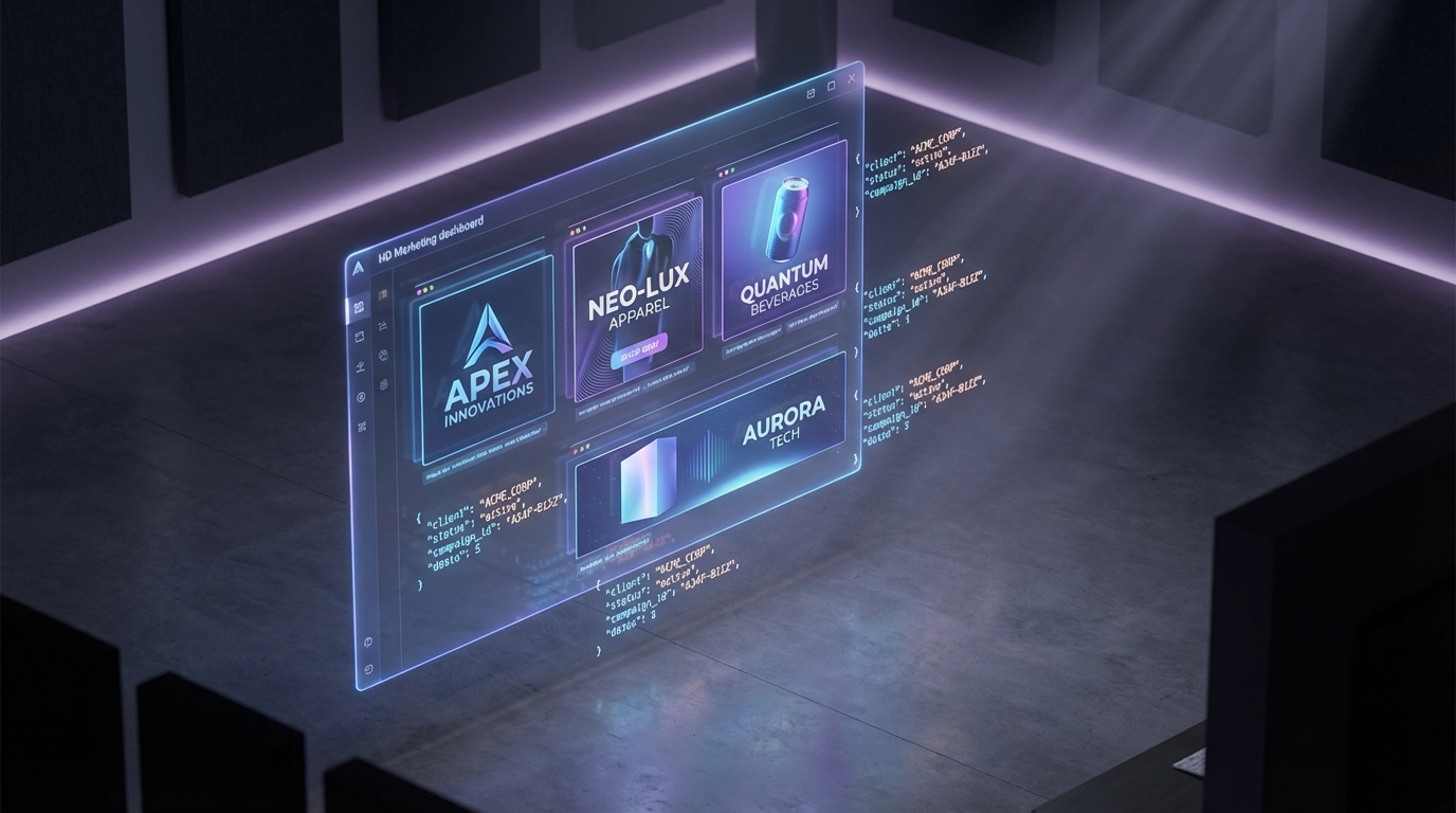 Holographic API interface for integrating ideogram and other AI models