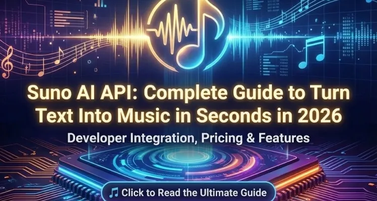 Suno AI API: Complete Guide to Turn Text Into Music in Seconds in 2026
