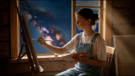 Replace the sky with the night