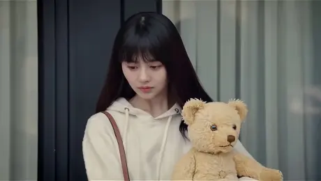 Turn the bouquet into a teddy bear