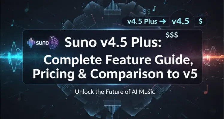 Suno v4.5 Plus: Complete Feature Guide, Pricing & Comparison to v5