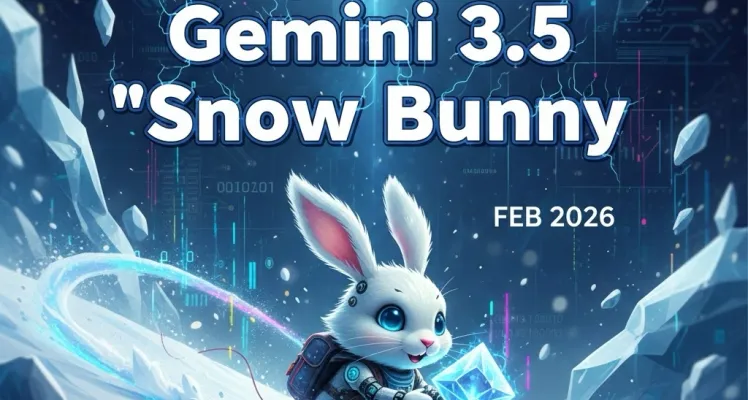 Google Leaks Gemini 3.5 "Snow Bunny": 3,000 Lines of Code in One Prompt, Smashing GPT-5.2 Benchmarks