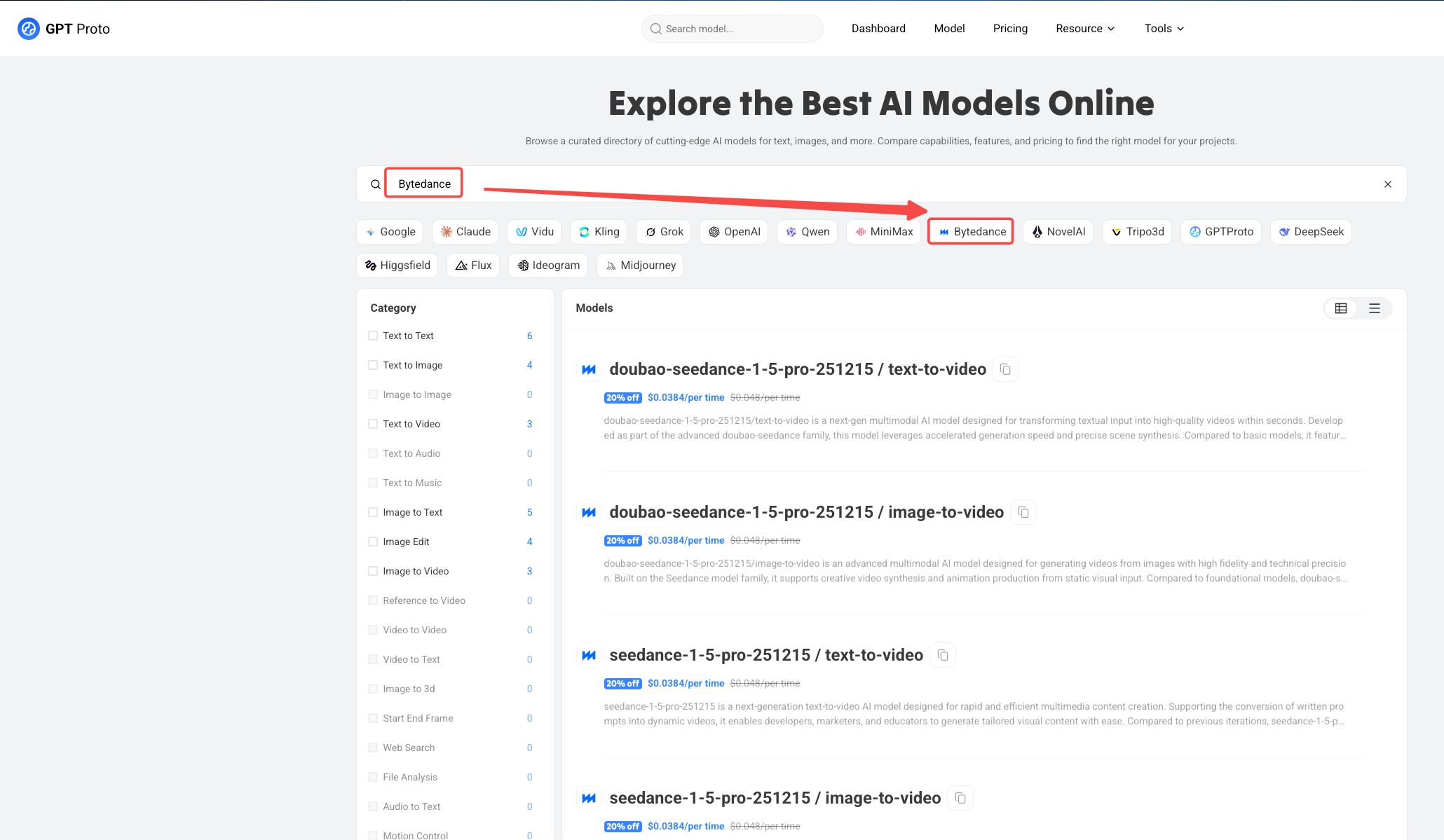 Using the Seedance 2.0 API Through GPT Proto