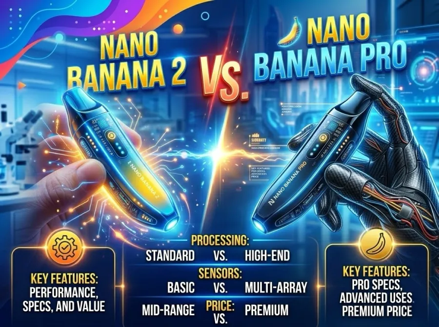 Nano Banana 2 vs. Nano Banana Pro